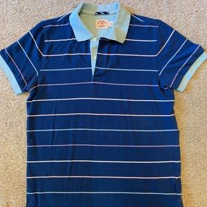 Men’s Brooks Brothers Red Fleece Polo Pique Stripe